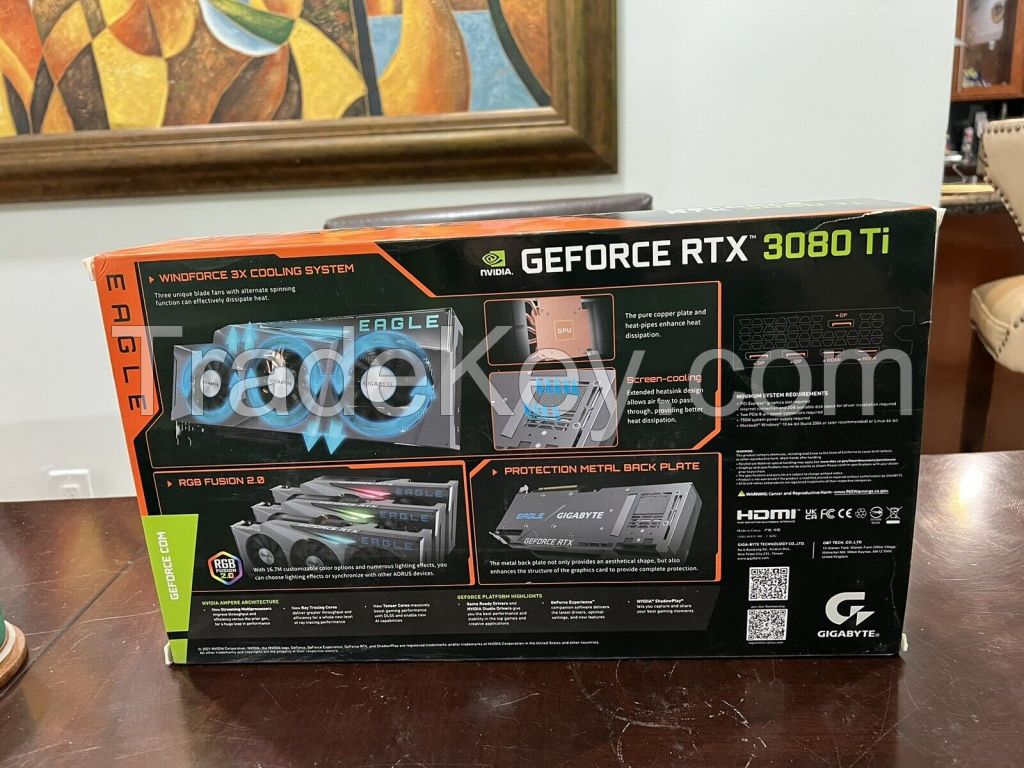 GIGABYTE GeForce RTX 3080 Ti EAGLE 12GB GDDR6X Graphics Card GPU