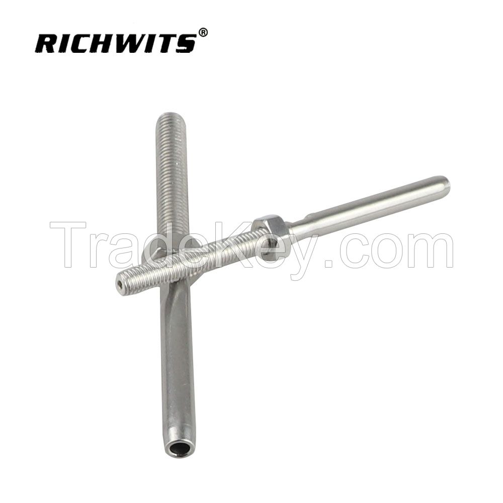 high quality Wire cable railing fittings stainless steel Swage Stud Terminal