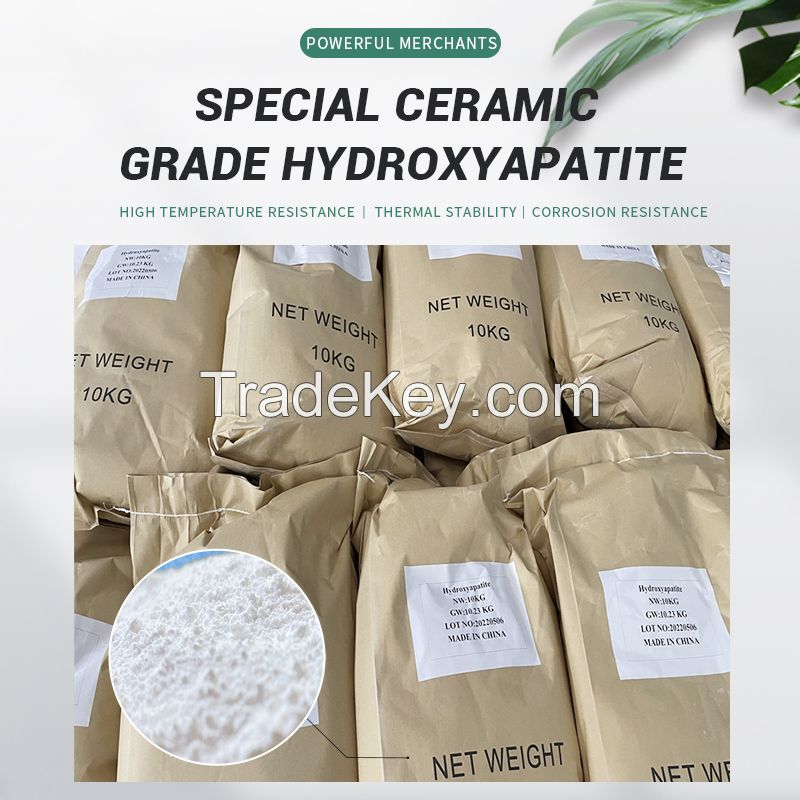 Special ceramic grade hydroxyapatite with anti-corrosion properties, super high temperature resistance and thermal stability Welcome to inquire