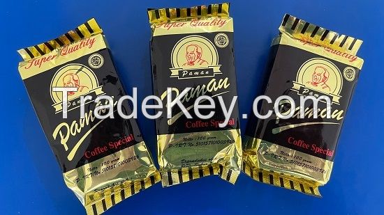 Fine Ground Sumatran Coffee, &amp;quot;Kopi Paman&amp;quot;, 100 Gram Size