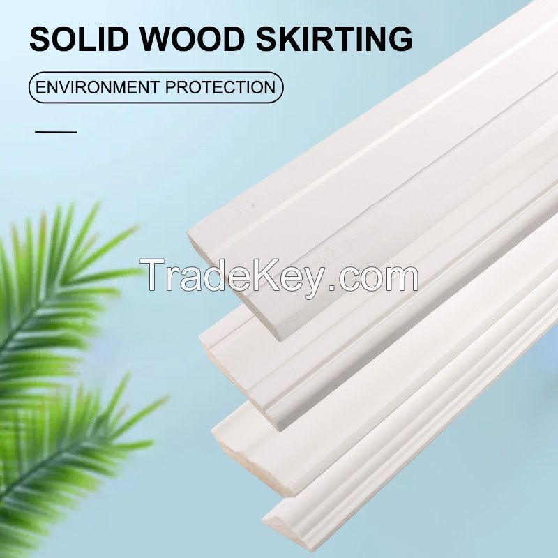 Wooden skirting line suitable for family house construction decoration