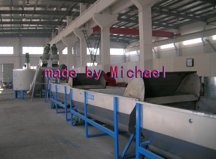 PET washing recycling machine line