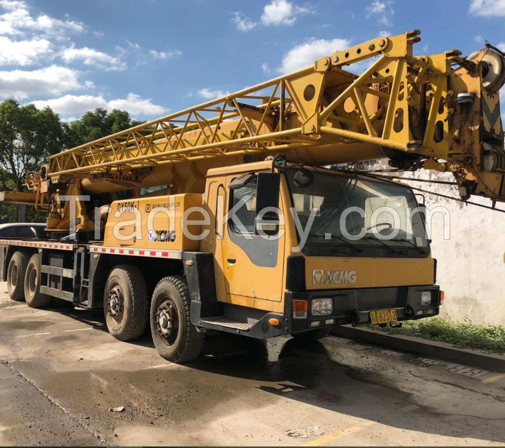 XCMG QY50K Used mobile crane 2 pcs in China For Sale