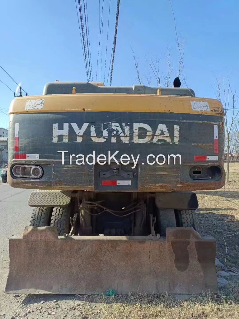 used wheel excavator R210-9 hydraulic excavator