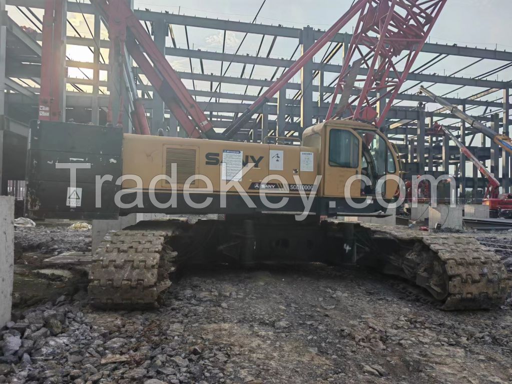 SANY 100Ton used crawler crane SCC1000C 100ton Sany used crawler crane