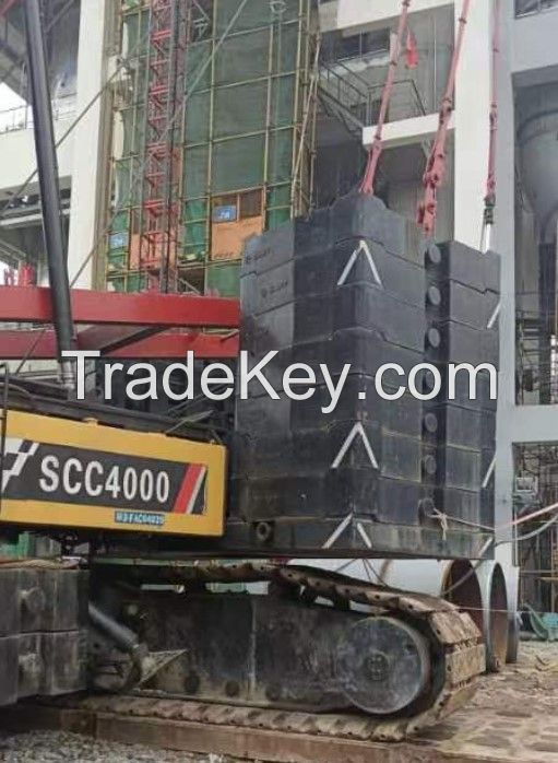 Sany 400ton used crawler crane SCC4000 used hydraulic crane 400ton