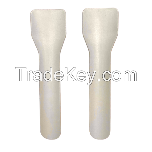 Disposable Biodegradable Eco Friendly Compostable Peper Gelato Spoon Ice Cream 