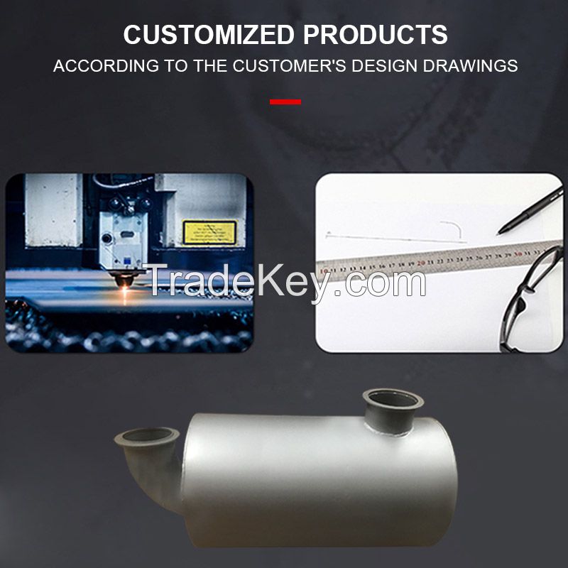 Customize muffler products, calculate the price according to customer's design drawings, sales volume, etc.