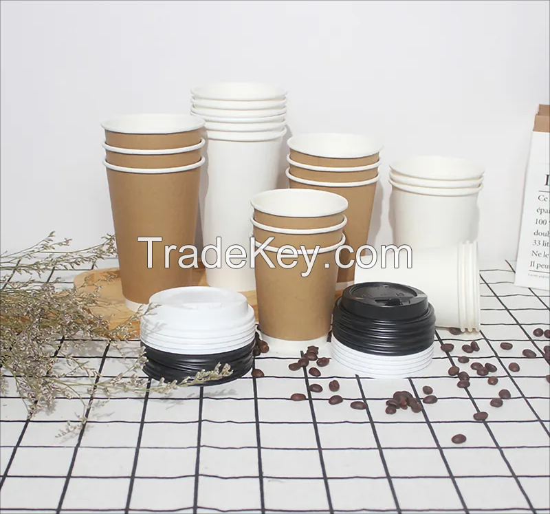 Disposable Kraft Paper Beverage Cup