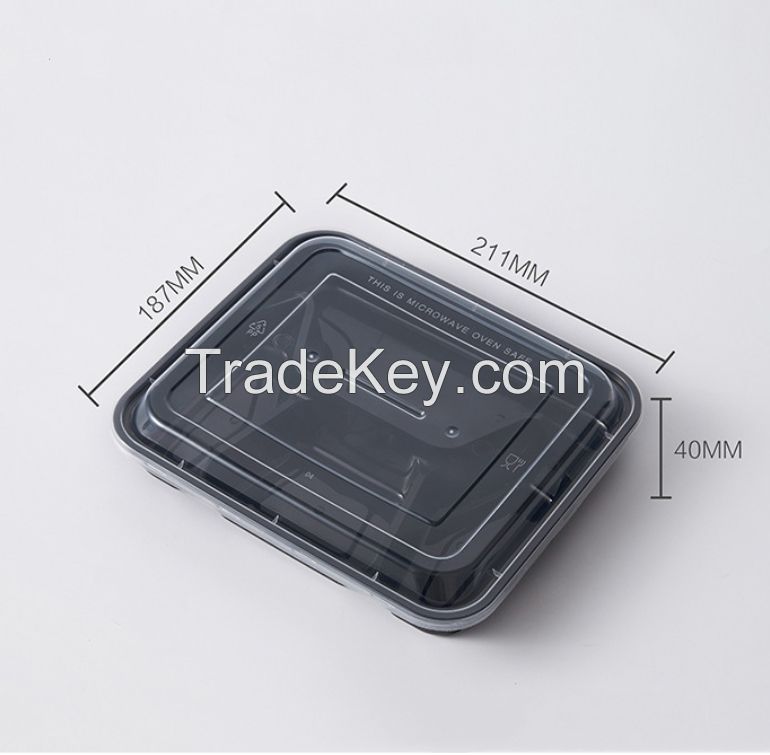 Disposable  PP  Lunch Box Take Away Food Container