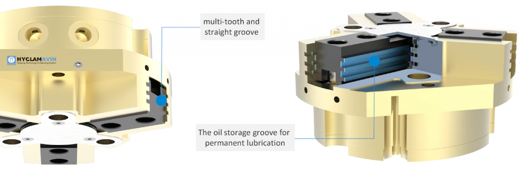 3 Jaw Parallel Gripper, Multi-tooth Guidance THN