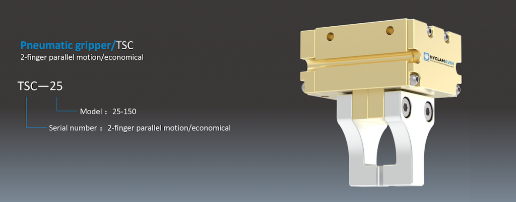 2 Jaw Pneumatic Gripper, Ecnomical TYPE TSC