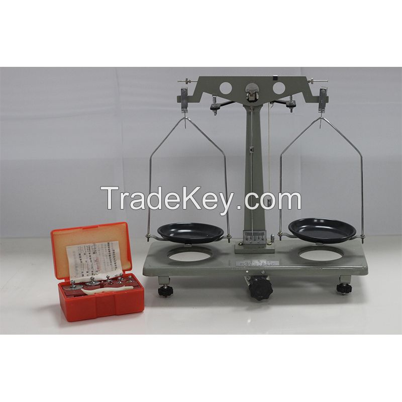 Mechanical Balance Scale Double Pan Balance Scale Balance Tray Table Scale for Laboratory School Physics Teaching Supplies (200g)