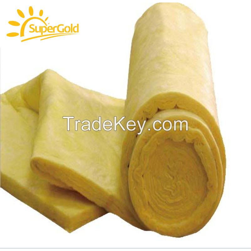 SuperGold acoustic fiberglass wool blanket heat insulation glass wool for Internal wall Dry lining