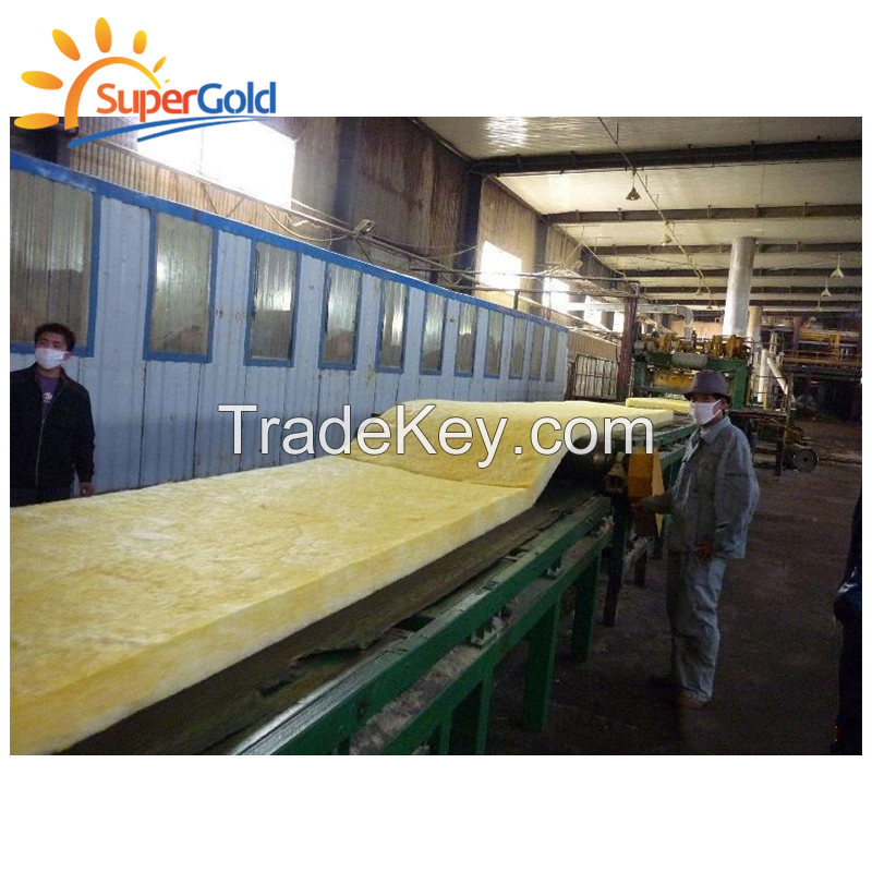 SuperGold fiber glass wool insulation blanket glass wool for pitched roof insulation