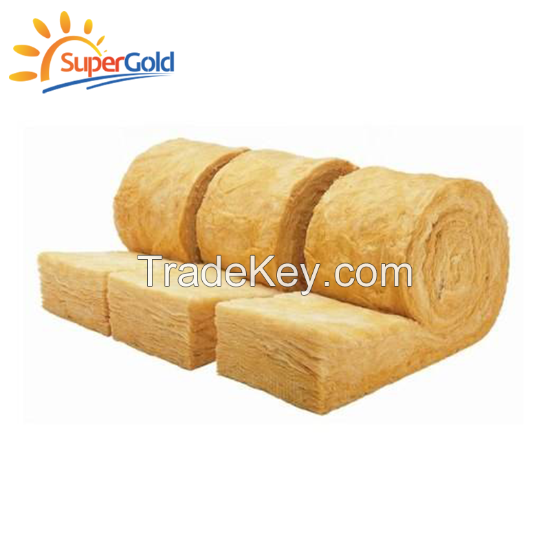 SuperGold fiber glass wool insulation blanket glass wool for pitched roof insulation