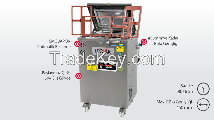 KV 600 Semi Automatic MAP and Skin Pack Packaging Machine