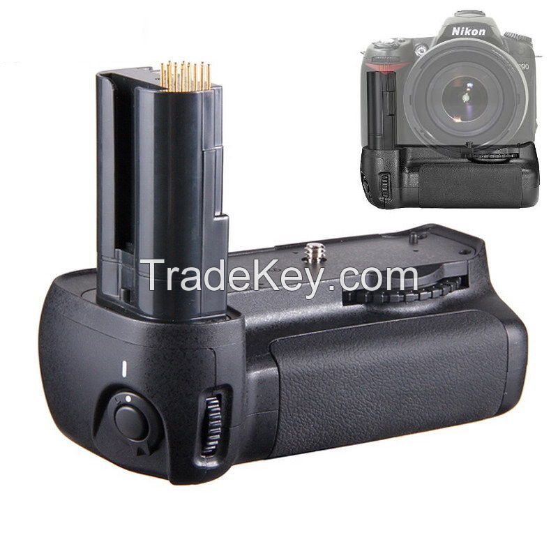 Teyeleec Vertical Battery Grip Hand Holder For D80 D90 SLR Camera Replacement for MB-D80 Power