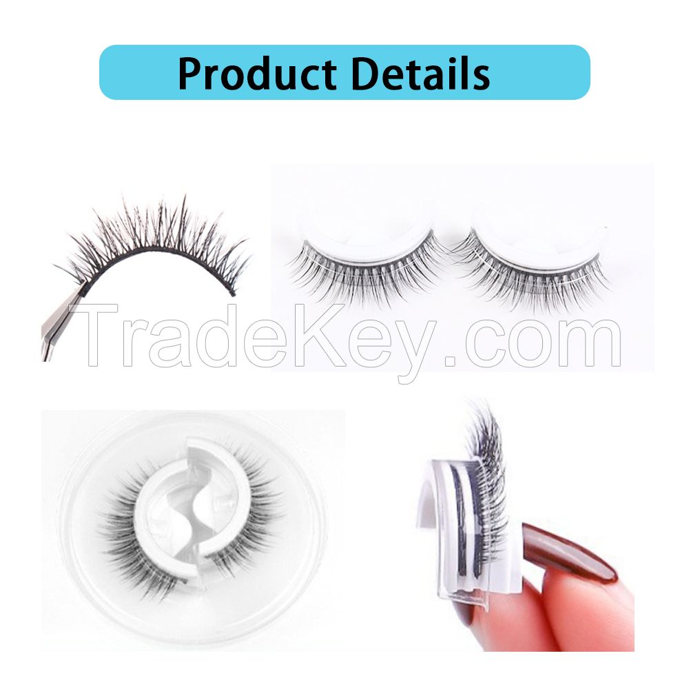 2023 New Classical 0.1mm PBT fiber silk vegan Strip Lashes that Look Like Eyelash Extension Private label False silk Eyelashes