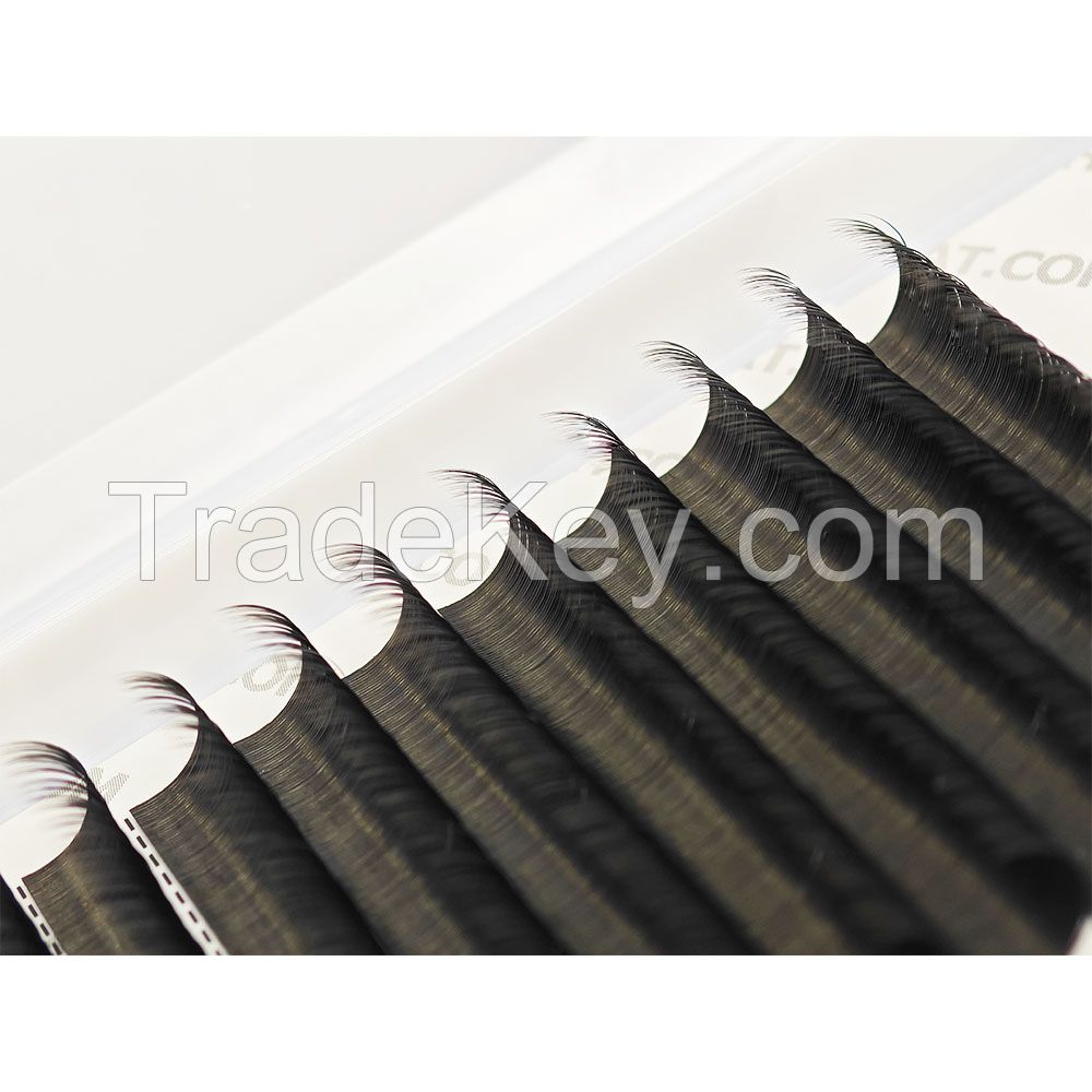 Elliptical Flat Lashes Single Eyelash Extensions Private Label Cashmere Volume Lashes pestanas