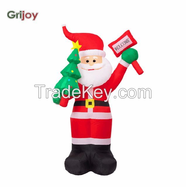 6FT Christmas Inflatable Blow Up Santa Claus China Factory