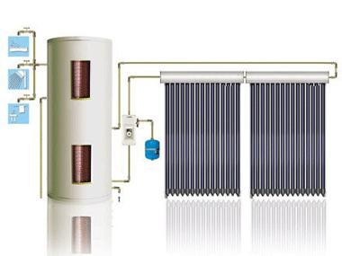 split pressure solar water heater