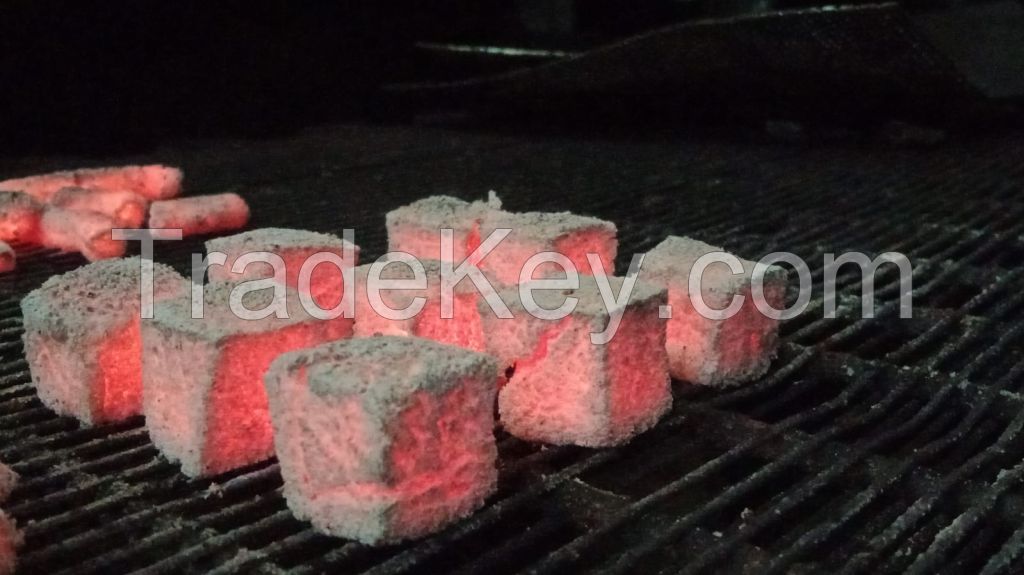 COCONUT SHELL CHARCOAL BRIQUETTES FOR SHISHA PLATINUM QUALITY