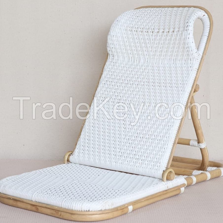 folding rattan beach chair