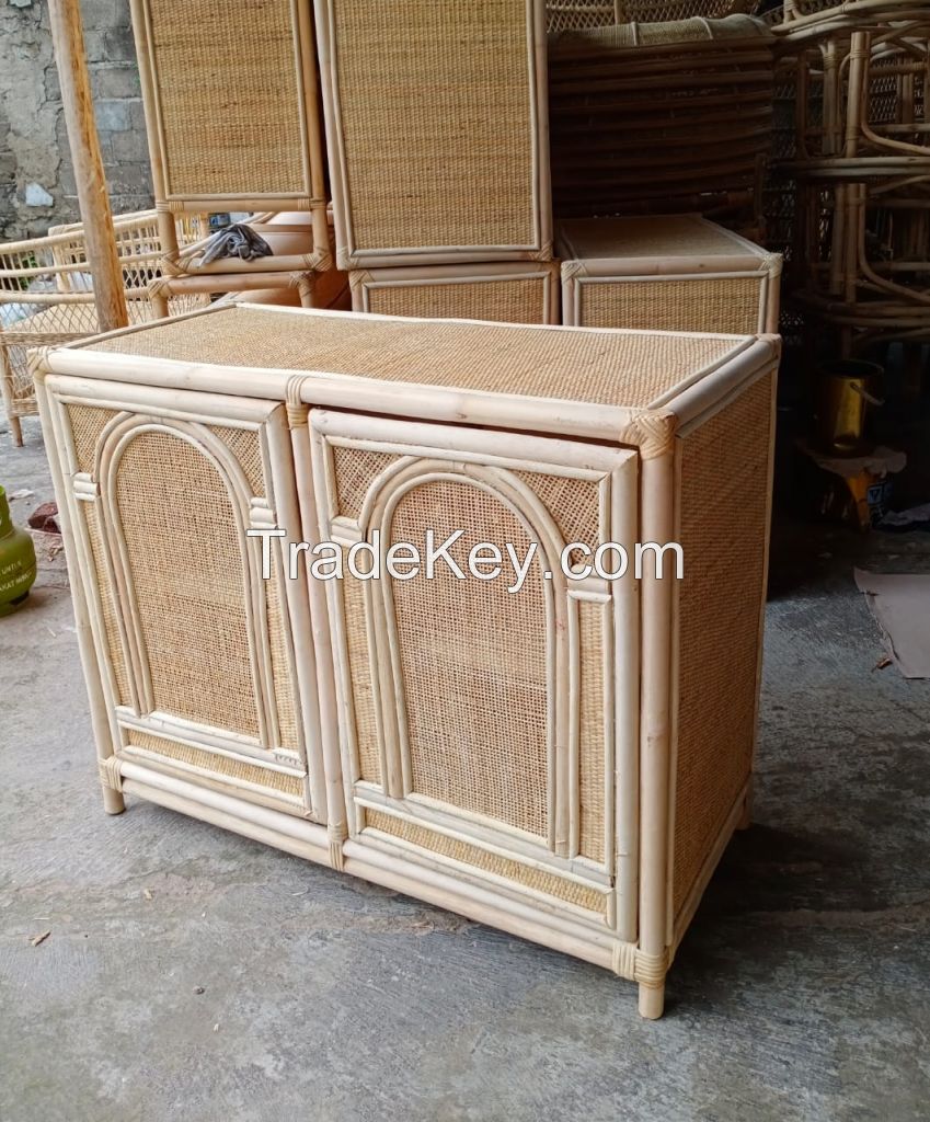 rattan cabinet