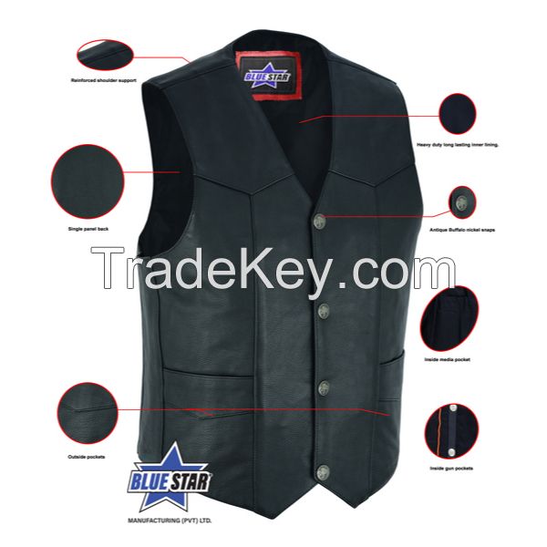 Â Menâ��s Single Back Panel Concealed Carry Vest