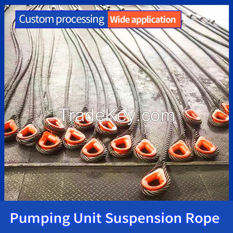 Sanlonghengli-High corrosion resistance aisi 304 SS 1.5mm stainless steel wire rope Pumping Unit Suspension Rope/Customized/Contact customer service before placing an order/Prices are for reference only