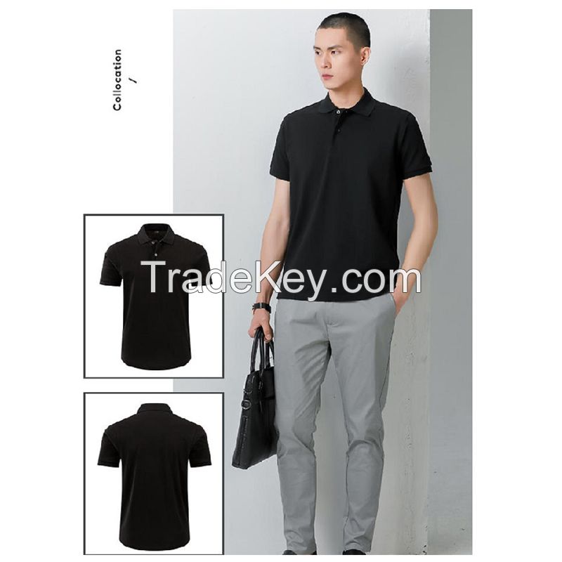 2266 high-grade cotton original yarn quick-drying POLO shirt