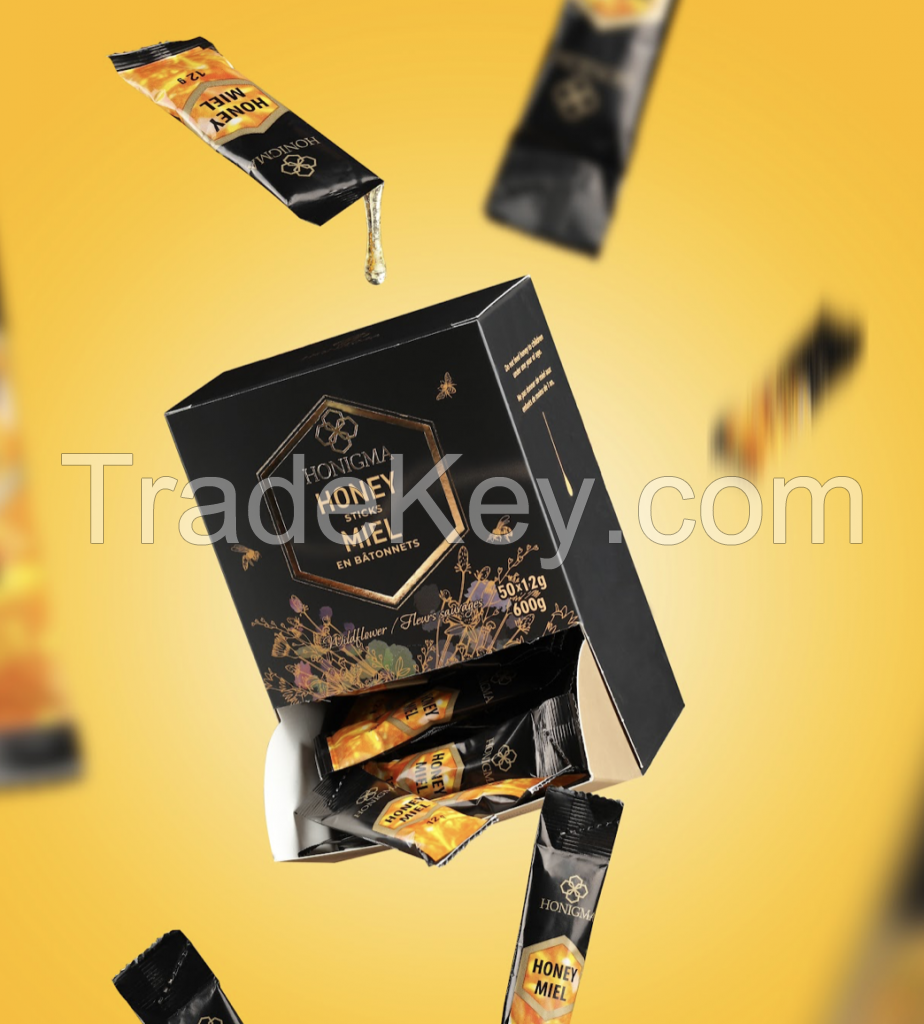 Natural Honey Sticks, honey in bulk, raw honey