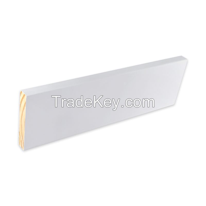 White gesso coating 4 sides and water-based primer for 3 side FJEG radiata Pine S3S board  Support email