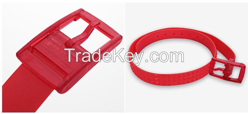 Licata) Light SL Silicon Golf Belt (A-type, Red)  