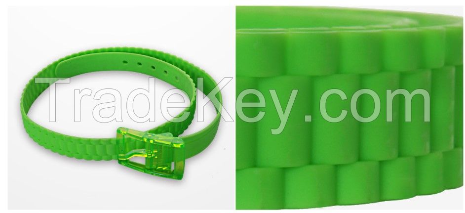 Licata) Light SL Silicon Golf Belt (C-type, Green)