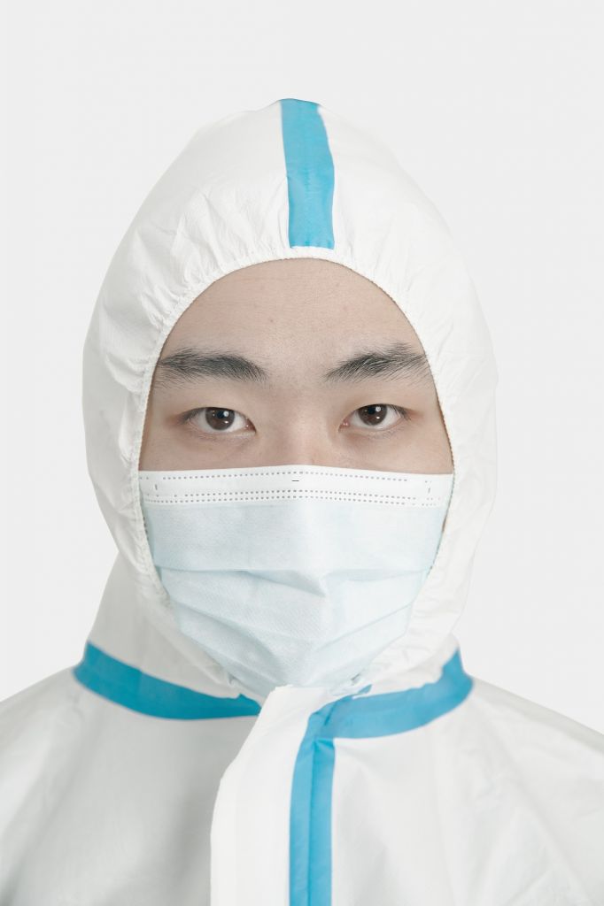 2023 New Arrival Safety Coverall White Jumpsuit Protective Suit for Workwear