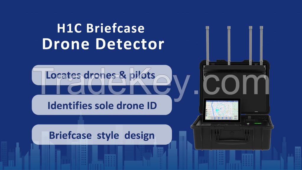 Briefcase-style Drone Detector