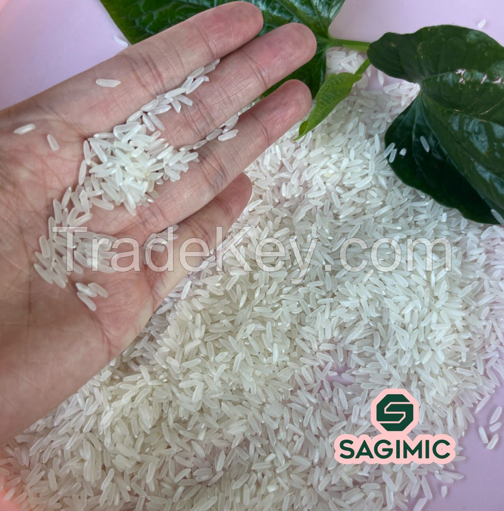 Aromatic white long-grain JASMINE 5% broken from Vietnam for many markets especially Asian, EU, African market