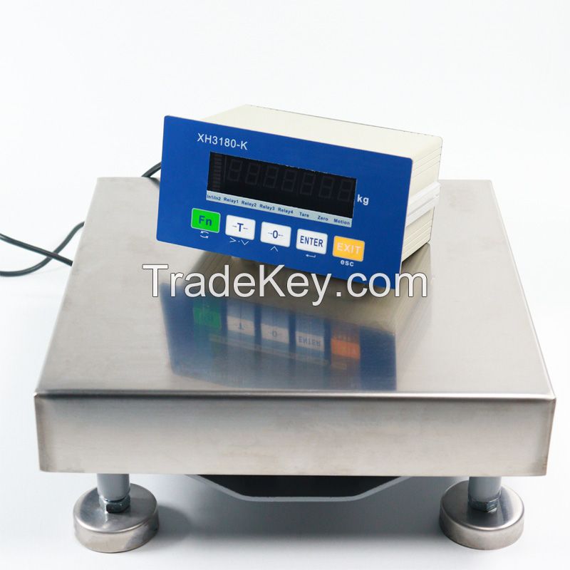 RS485 Flat Control Scale Weight Controller Industrial digital platform weight scale continuous remote weight monitoring