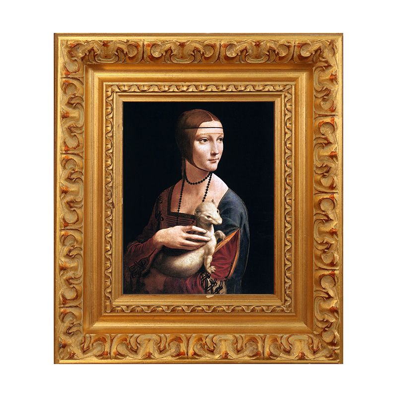 European vintage solid wood carved oil painting frameï¼�