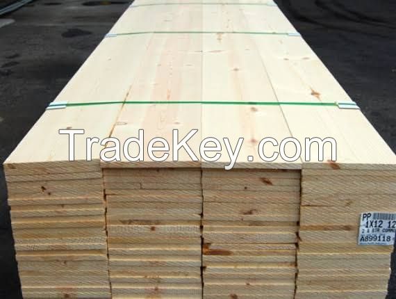 KD PINE WOOD SAWN TIMBER