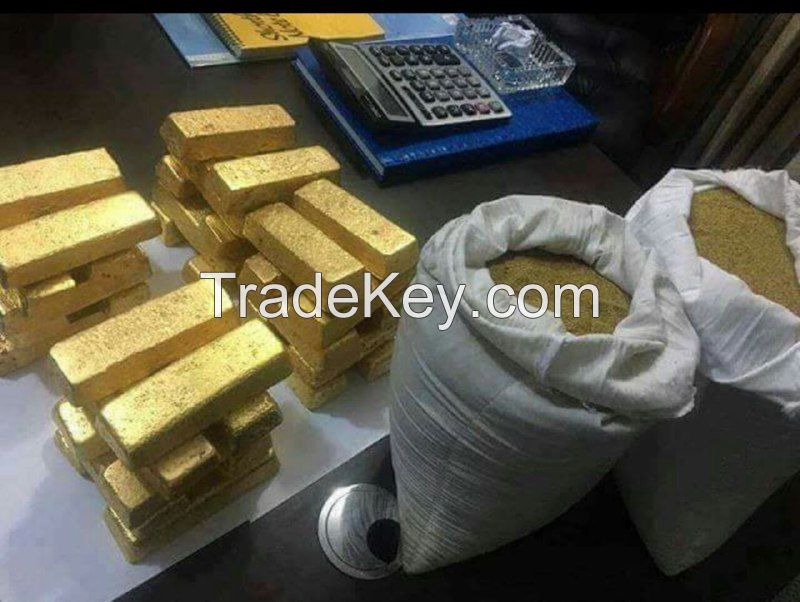 AU GOLD BARS AND ROUGH UNCUT DIAMONDS