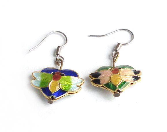 cloisonne earing (WME4)