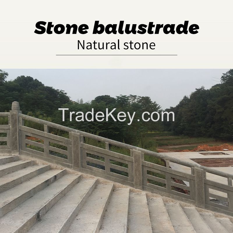 Green stone guardrail (can be customized)