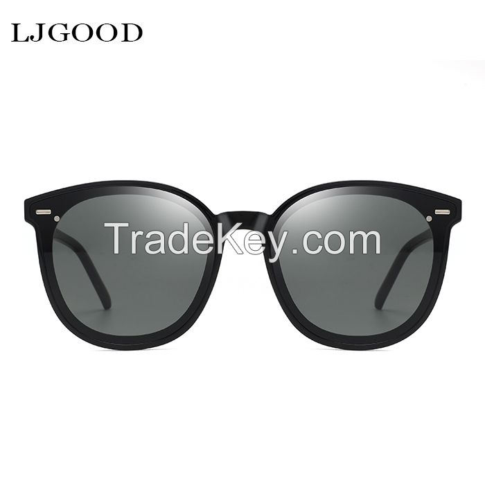 Lijia Stephy sunglasses HD sunglasses stars with the same sunscreen and UV protection glasses 5042.Ordering products can be contacted by mail.