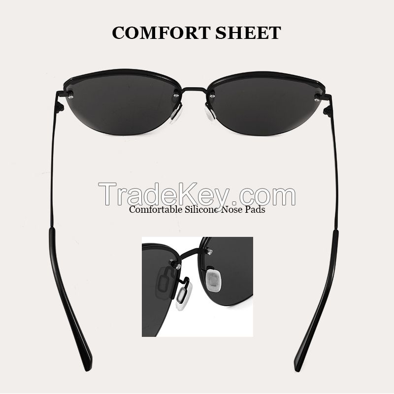 Lijia trimmed sunglasses HD sunscreen sunglasses UV casual glasses 7101.Ordering products can be contacted by mail.