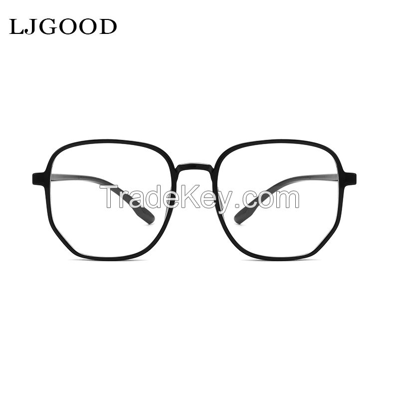 Lijia Korean version of large-frame anti-blue goggles online celebrity glasses 1535 transparent white lens series.Ordering products can be contacted by mail.