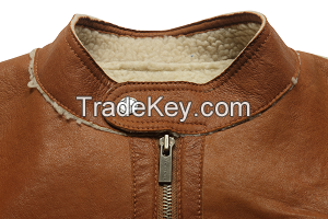 Men's Sheepskin Shearling Leather Jacket