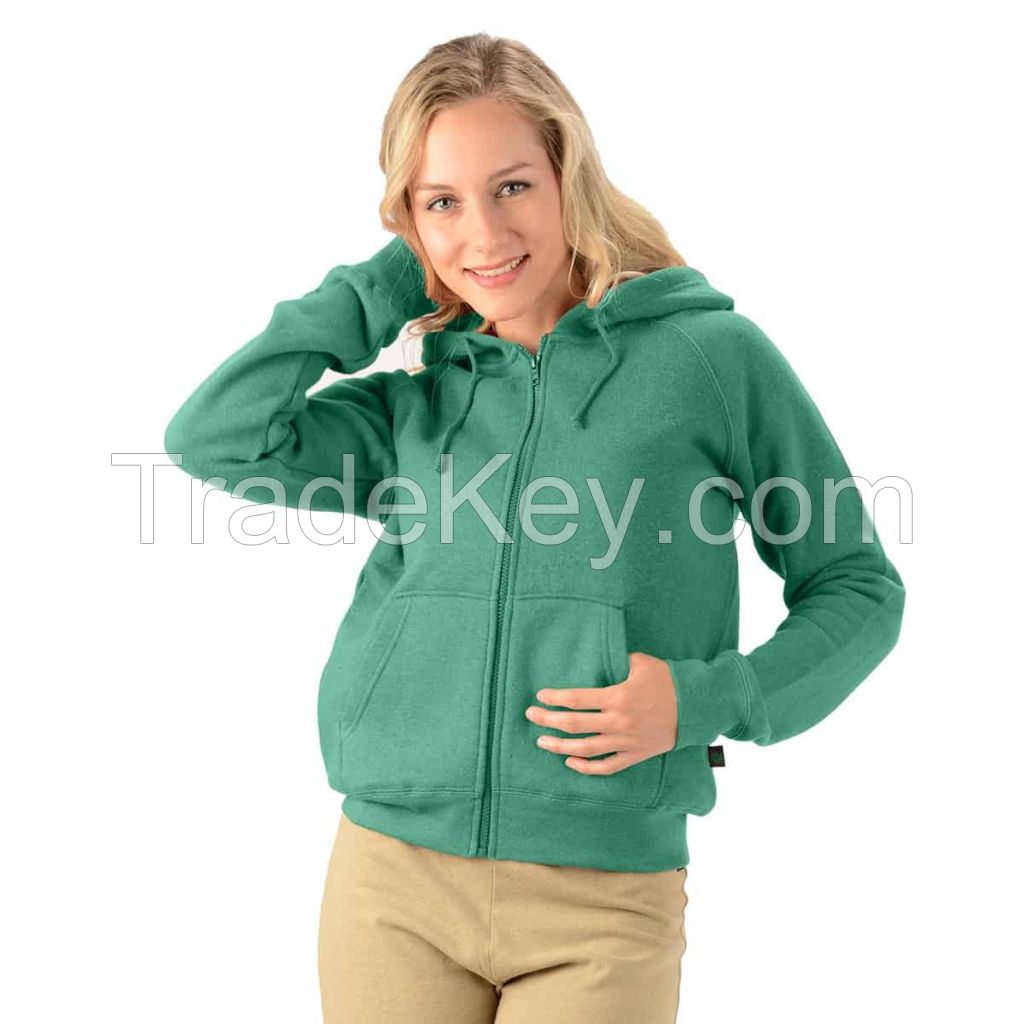 Womenâs Hemp Zip Hoodie